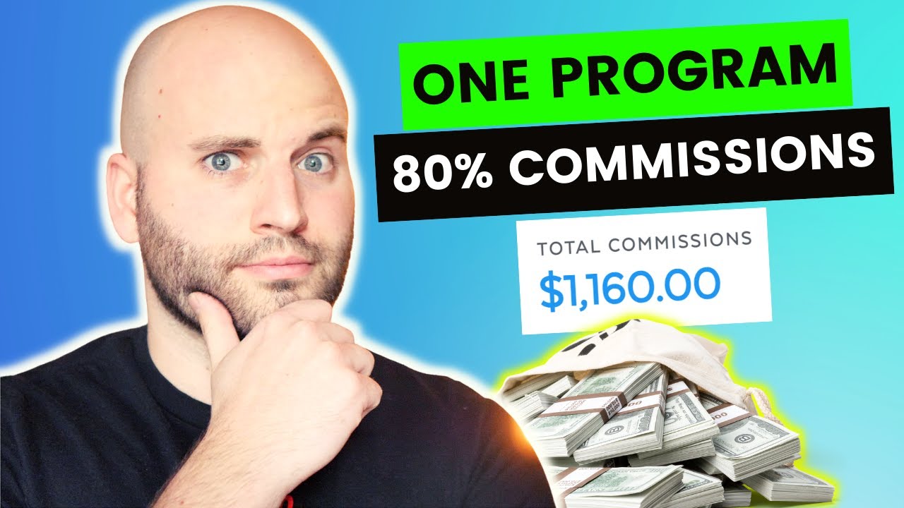 ⁣HIGH-PAYING Affiliate Program - 80% Commissions!