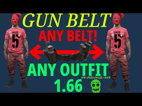 GTA5|ONLINE| HOW TO GET ANY BELT ON ANY OUTFIT GLITCH AFTER PATCH 1.67 (GTA 5 ANY BELT GLITCH)