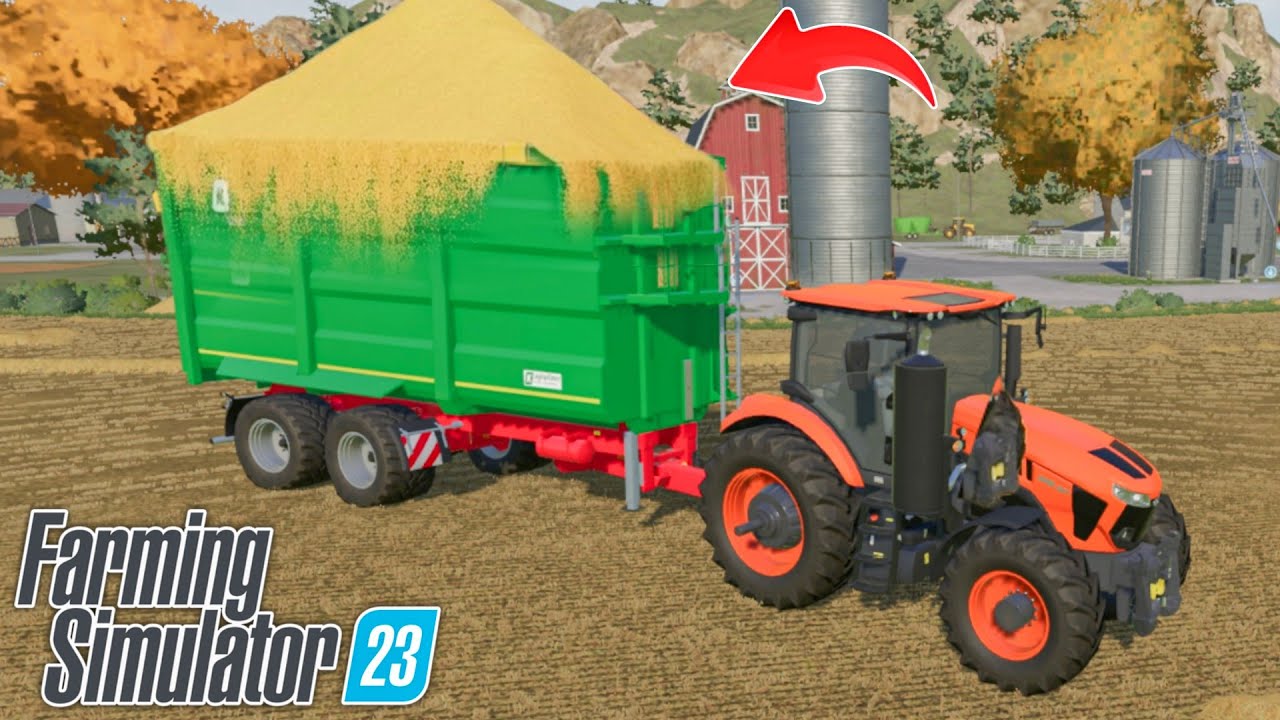 Over Loaded Kubota with Wheat in Fs23 ? Farming Simulator 23