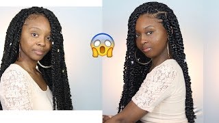 Transforming My Little Sister Into Me! | NEW Passion Twist Crochet Braid ft Janet Collection