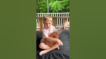 Row, Row, Row Your Boat - Uku #declanthesupercat #ukulelemusic #kids #shorts #utube #ukulele #kids