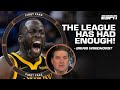 The league has HAD ENOUGH! 🗣️ - Brian Windhorst on Draymond&#39;s suspension | First Take