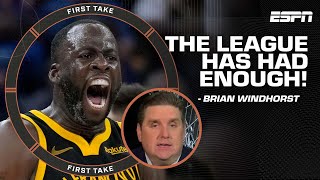 The league has HAD ENOUGH! 🗣️ - Brian Windhorst on Draymond's suspension | First Take