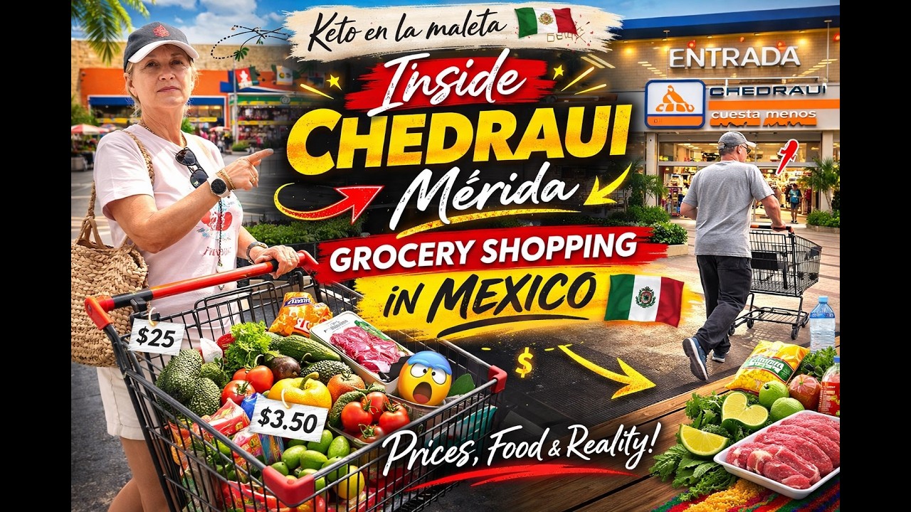 Inside Chedraui Mérida 🇲🇽 | Grocery Shopping in Mexico (4K)