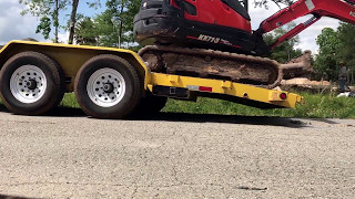 Loading a Mini Excavator Without Ramps