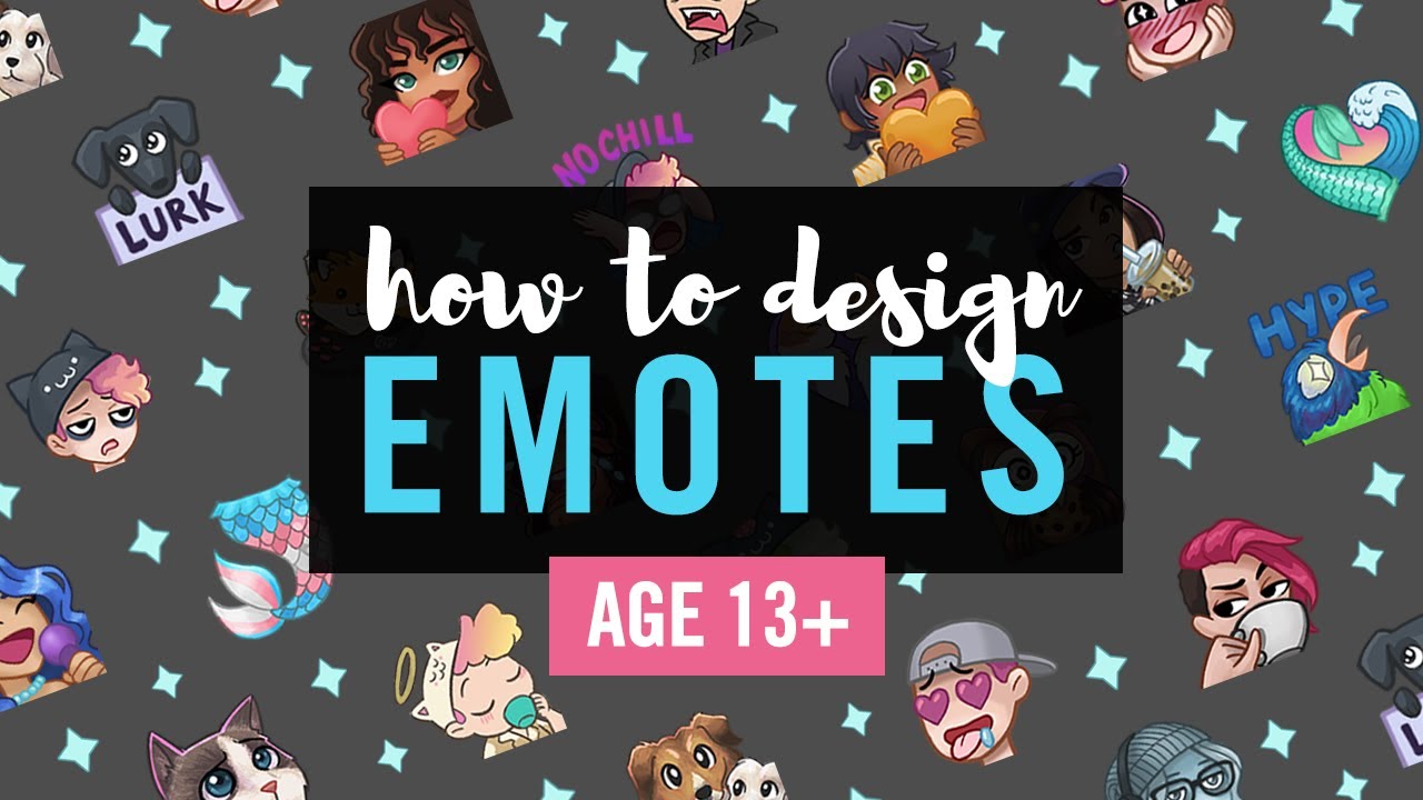 How To Design Emotes For Twitch Youtube