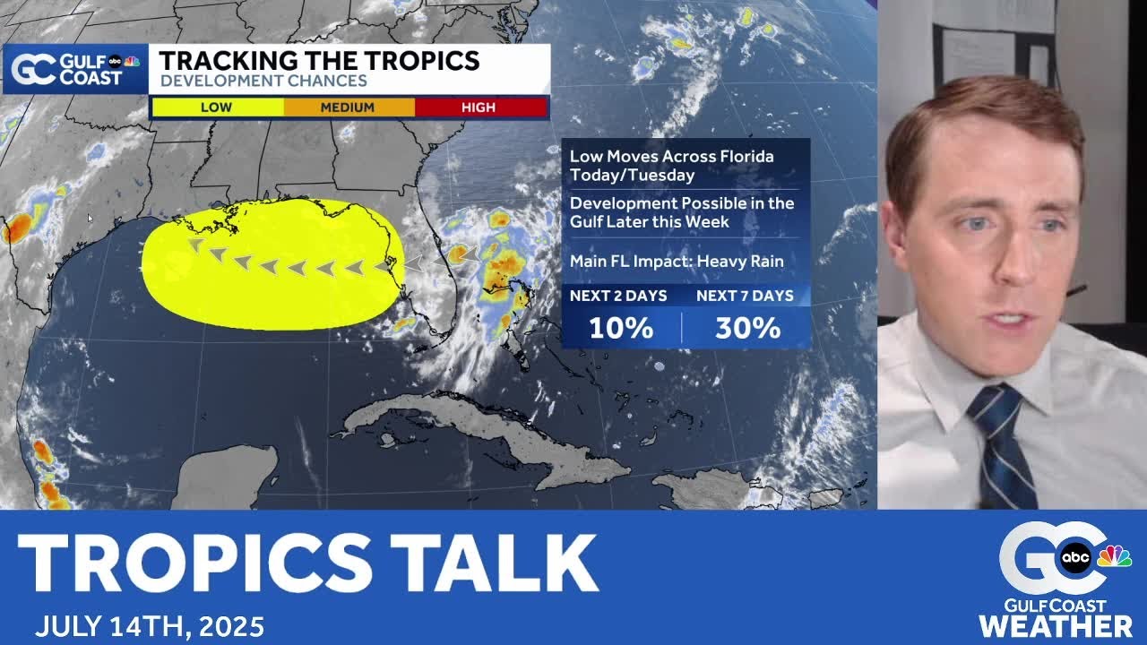 Tropics Talk: Watching the Gulf for tropical development this week ...
