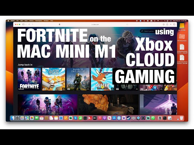 Fortnite on the Mac Mini M1 Using Xbox Cloud Gaming 