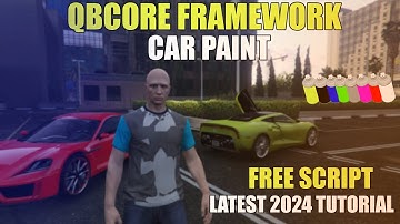 [QBCore] Car Paint Script | Free FiveM Script | Latest Tutorial For Beginners