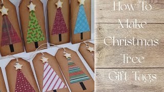 DIY Christmas Tree Gift Tags | How to Make Christmas Tags