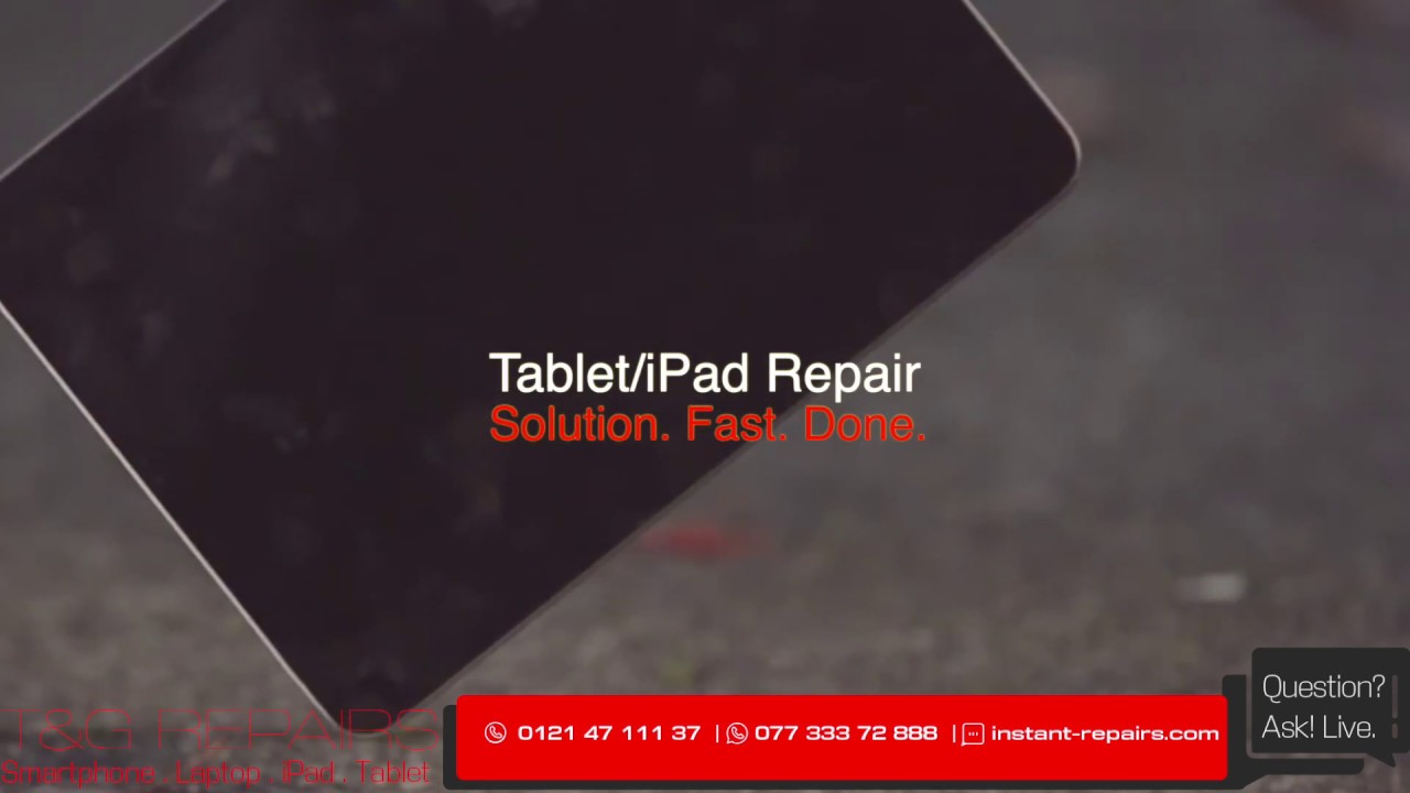 Tablet iPad Repair Birmingham | Selly Oak | Repair Centre