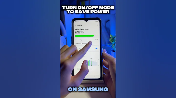 POWER SAVING MODE ON YOUR SAMSUNG - BATTERY SETTINGS🦋#powersaving #samsung #samsungtricks #howto