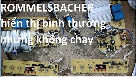 BẾP TỪ ROMMELSBACHER ĐIỀU KHIỂN BÌNH THƯỜNG NHƯNG KHÔNG CHẠY