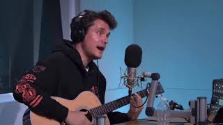 John Mayer improvise a song (no talking edit) on livestream