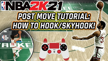 NBA 2K21 HOW TO HOOK SHOT TUTORIAL WITH HAND CAM! HOW TO SKYHOOK IN NBA 2K21!