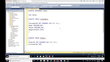 Creating a relationship between two tables using Query