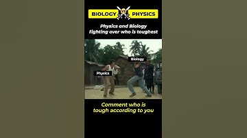 Biology Vs Physics 😂😂🤺⚔️ #shorts #ytshorts #memes #funnyshorts #physics #biology