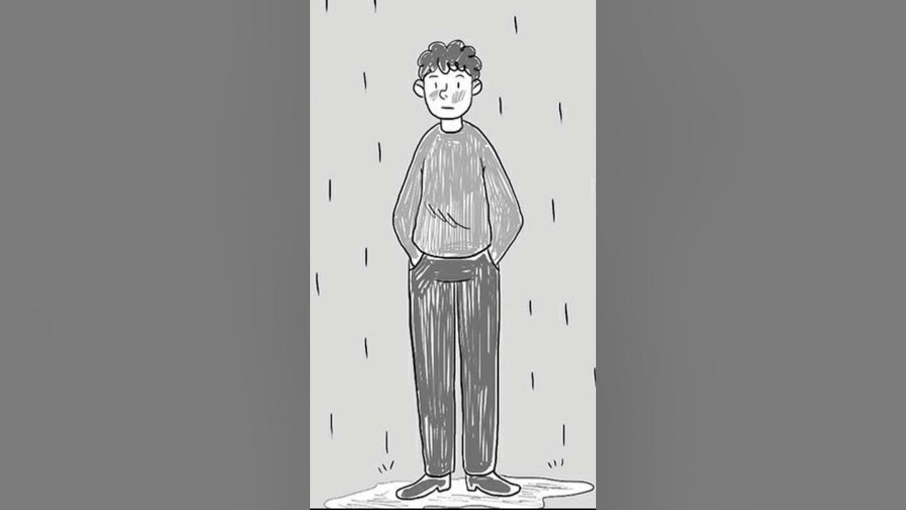 SABES QUE SIGNIFICA DIBUJAR A UNA PERSONA SIN PARAGUAS BAJO LA LLUVIA # ...