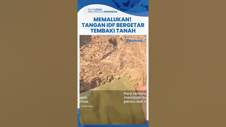 Bocor Video Tangan Tentara Israel Bergetar Ketakutan Tembaki Lubang Tanah, Dikira Terowongan Hamas