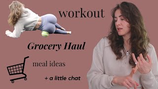 VLOG: Workout, Meals, Grocery Haul