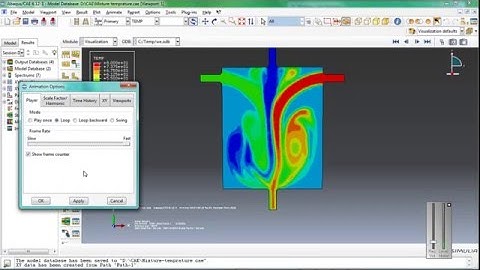 simulation Mixing several different flow by using Abaqus CFD-Temperature analasis