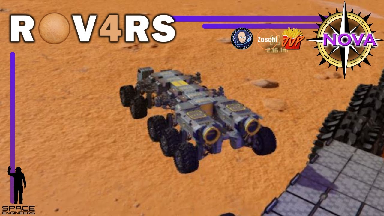 Erste Fahrt - Space Engineers ROV4RS 44 #deutsch #spaceengineers # ...
