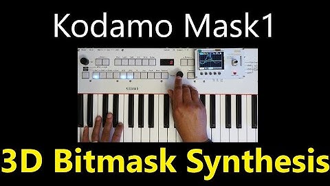 Kodamo Mask1 - exploring the 3rd dimension of bitmask synthesis