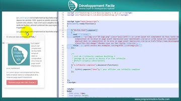 Les options avancées des infosbulles tooltip avec le Framework BootStrap 3