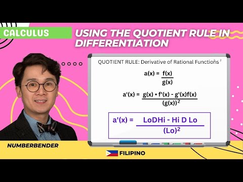 Video: Ano ang derivative ng isang quotient?