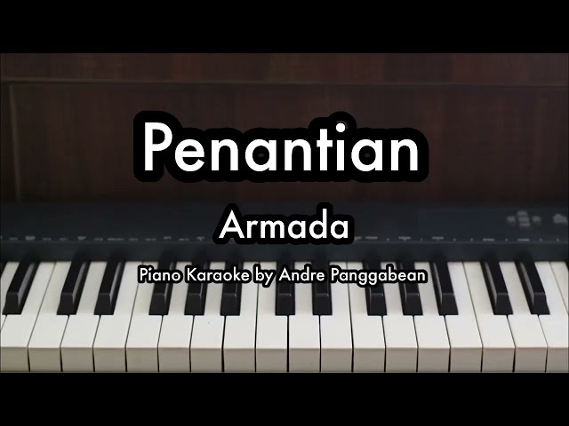 Penantian - Armada | Piano Karaoke by Andre Panggabean class=