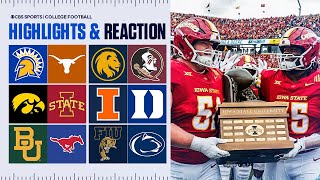 College Football Week 2 Highlights Texas, Florida State, Iowa, Iowa State, Penn State & More