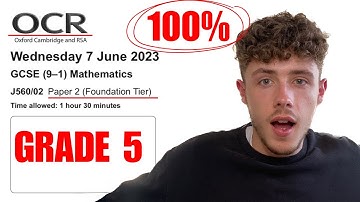 GCSE Maths OCR Paper 2 Foundation in 20 Minutes! | How to get a Grade 5!
