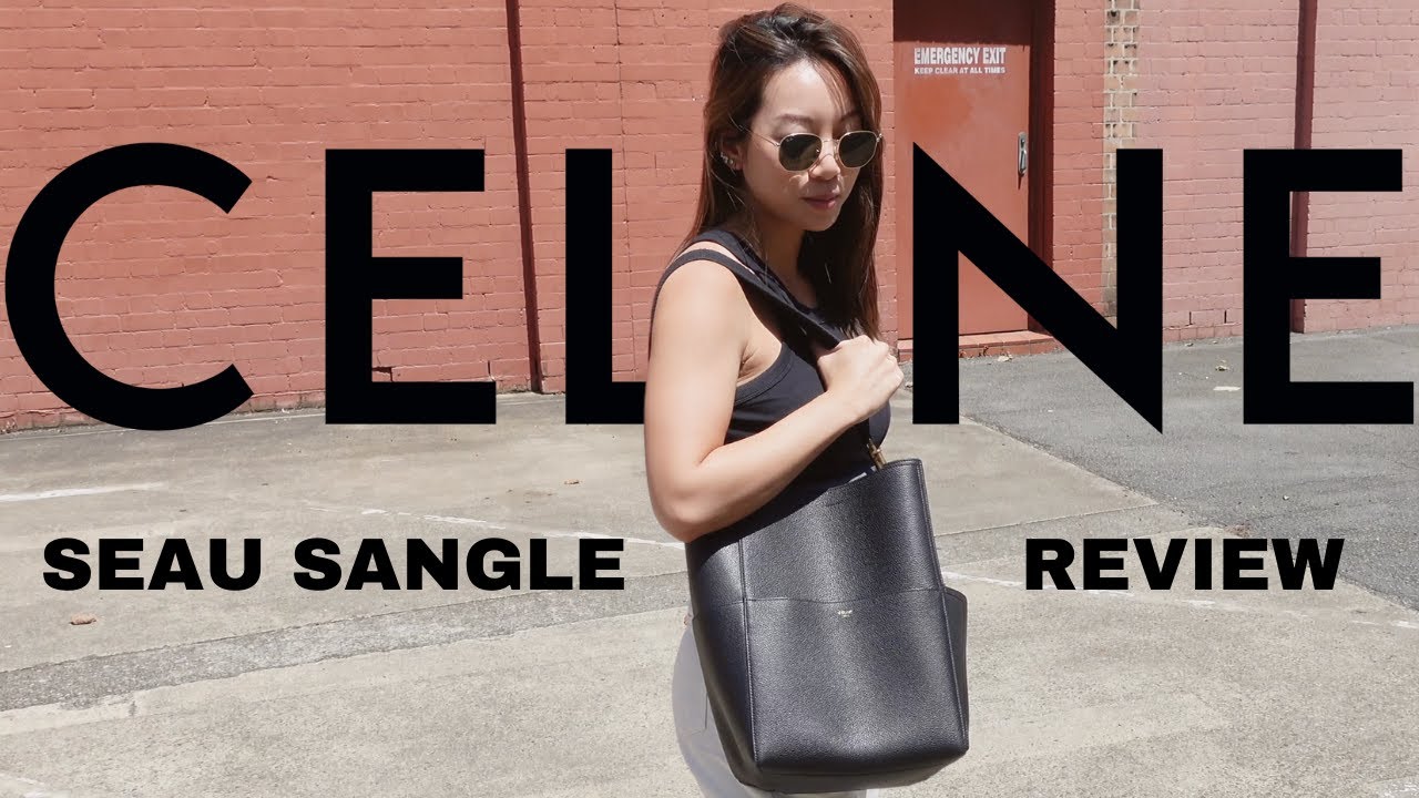 street style celine bucket bag