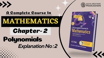 A Complete Course in Mathematics For Class 10 by B.K. Singh Chapter 2 #trendingvideo