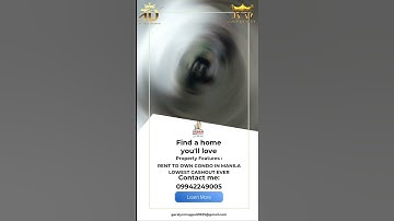 Rent to Own Condo!! Zero down payment 😱Pag Ibig Financing. 10k to 25k Cashout #viral #fyp #video