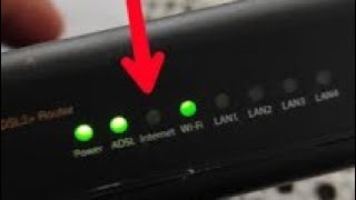 لمبة الإنترنت لا تضيء بالأخضر في المودم لماذا Internet Light not On in a Router