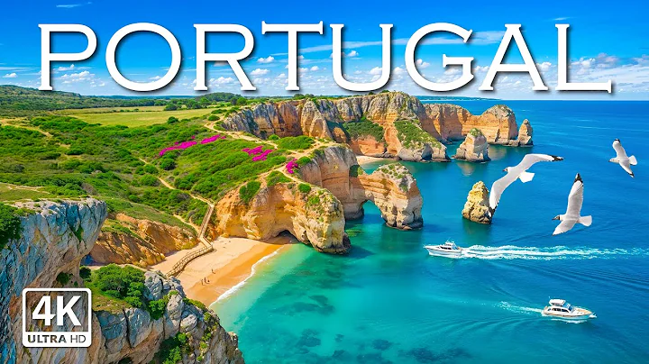 FLYING OVER PORTUGAL (4K UHD) -  Soothing Music With Stunning Beautiful Natural Film For Relaxation
