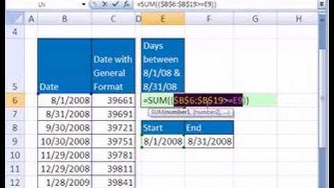 YTLE#102: Count Dates given 2 Criteria - Excel