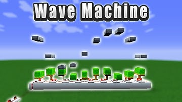 How to Make a Simple Wave Machine in Minecraft