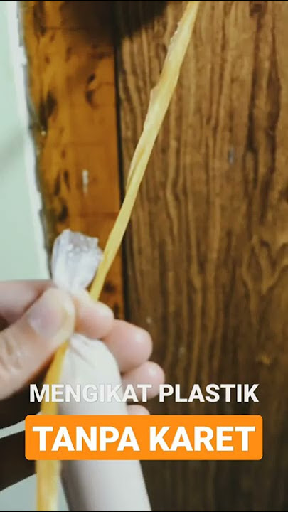 CARA MENGIKAT PLASTIK ES TANPA KARET, GAMPANG BANGET !!! #SHORT