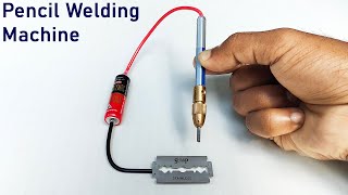 How To Make Simple Pencil Welding Machine At Home With Drill Chuck | Diy 12V Welding Machine