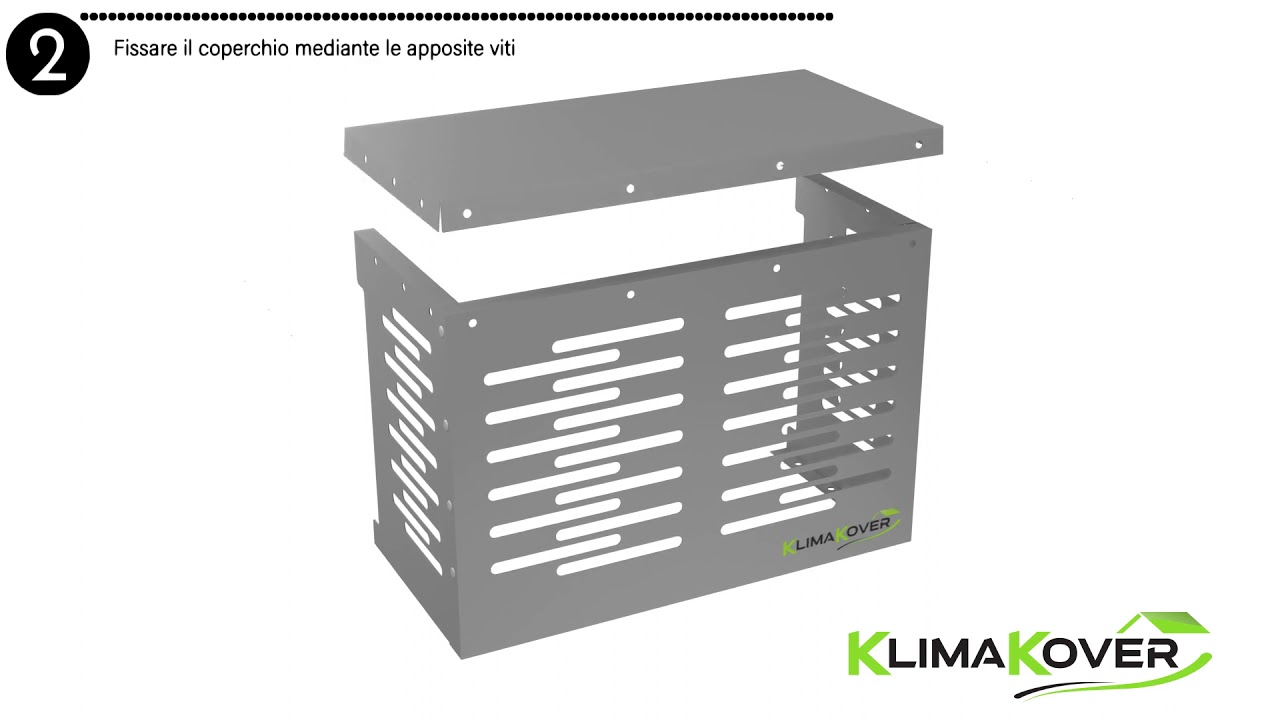 COPRI CLIMATIZZATORI : KLIMAKOVER K-114S Copri climatizzatore da design  114x90x48 cm silver in alluminio per unità esterna - Super Sama Store -  Idraulica elettronica e hobbistica a prezzi imbattibili