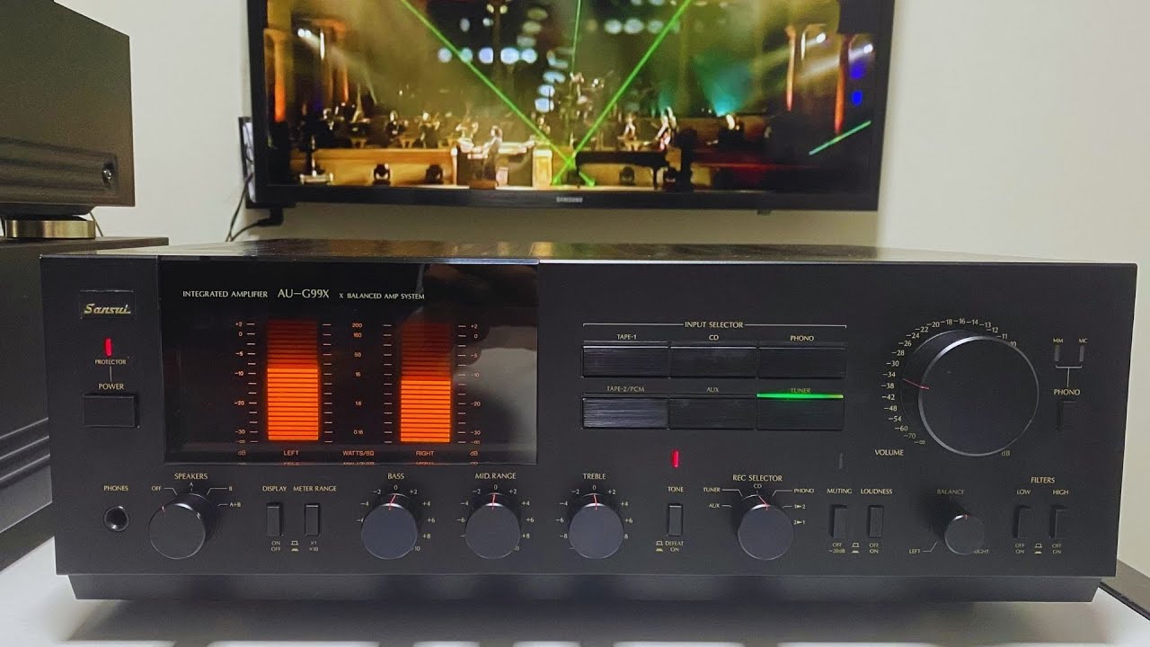 Amplificador Integrado SANSUI Au-G99x conservação raríssima ll