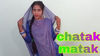 Chatak Matak | Dance Cover By Tanu | Renuka Panwar | Sapna Choudhary | #ChatakMatak #dance #viral