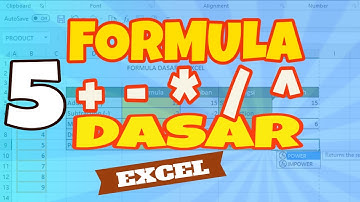 Inilah 5 Formula Dasar Excel Yang Pemula Wajib Tahu