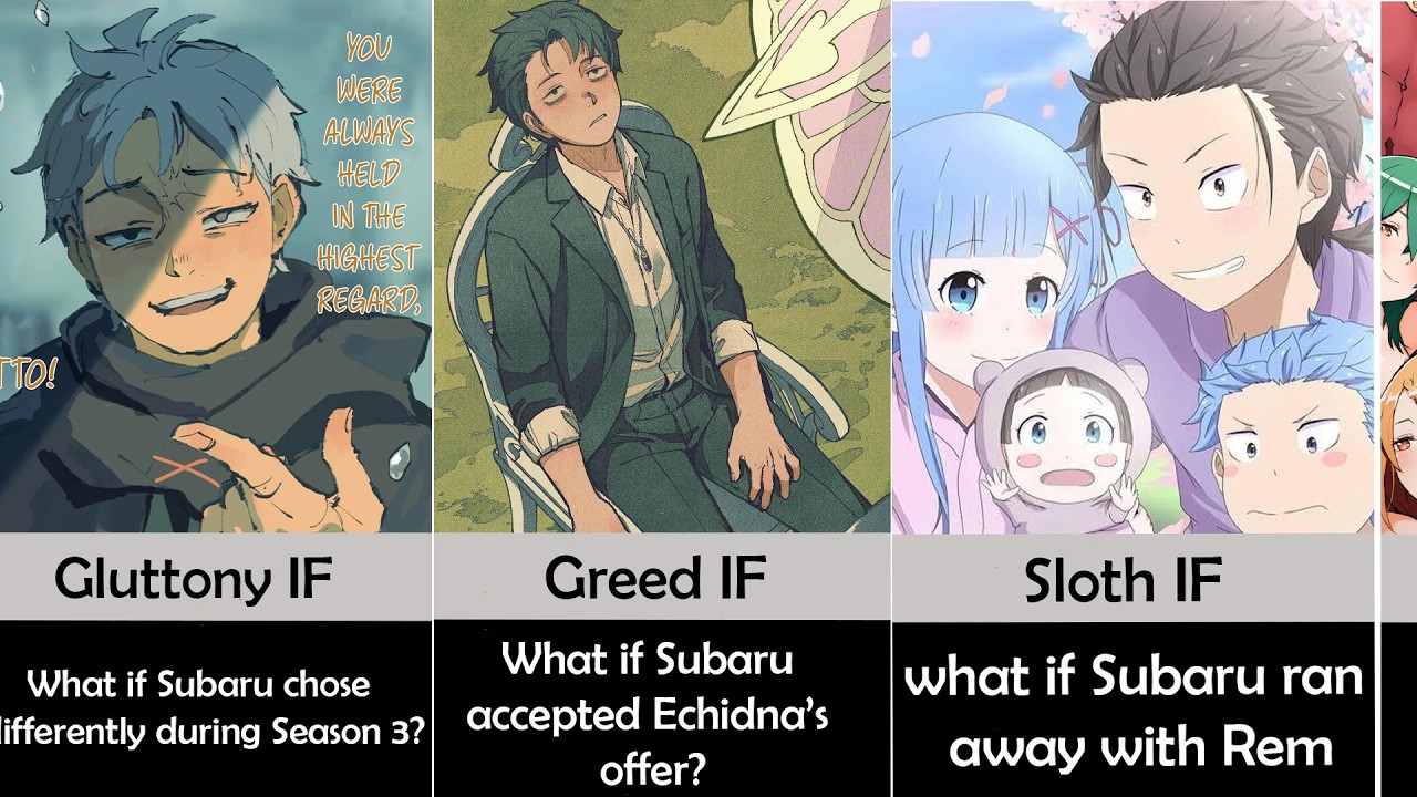All 7 Subaru (What If) Routes in Re:Zero - YouTube