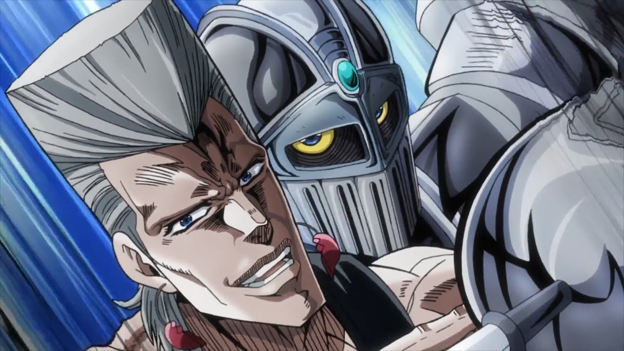 Anime] Polnareff's Stand Silver Chariot Becomes Gold Tank - BiliBili