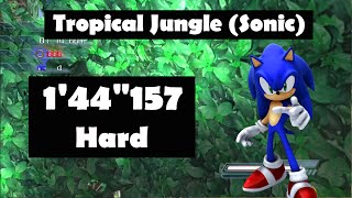 Sonic 06: Tropical Jungle (Sonic) - Hard - Speedrun in 1'44157 [Old WR]