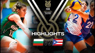 🇧🇬 BUL vs. 🇵🇷 PUR - Highlights | Women's OQT 2023