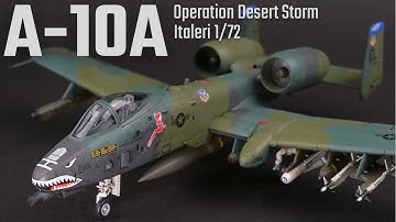 Fairchild Republic A-10A Thunderbolt II USAF 1/72 Italeri 1376 Full Build Video | RWO Models